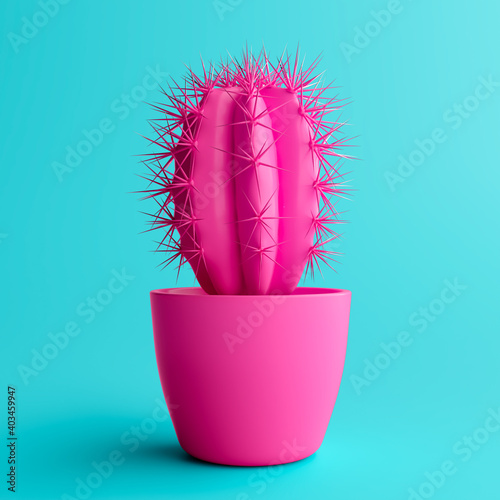 3d illustration of minimal cactus isolated