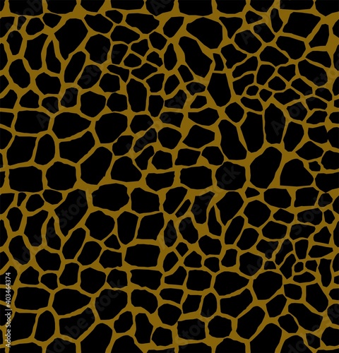 Giraffe skin seamless pattern.. Animal print background.