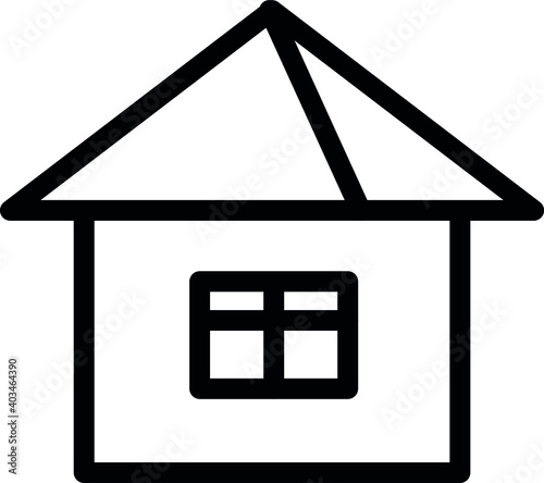 house on a white background