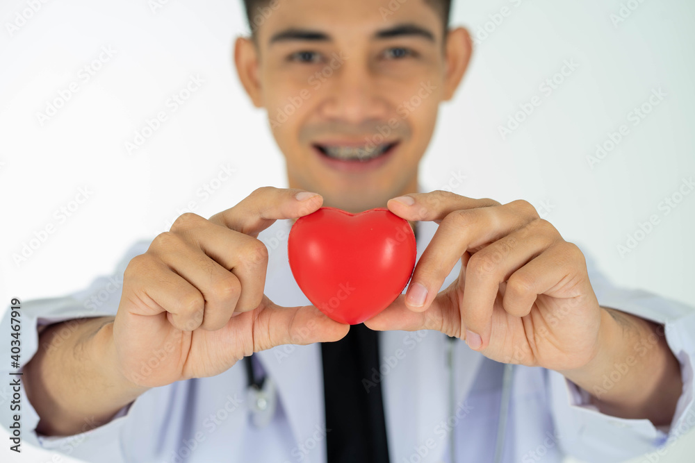 Asian medical doctor dentist with baraces on white background cope space. healthcare and medicine concept. Asian medical doctor dentist with baraces on white background cope space. healthcare and medicine concept.