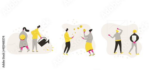 Financial. Stock market image.