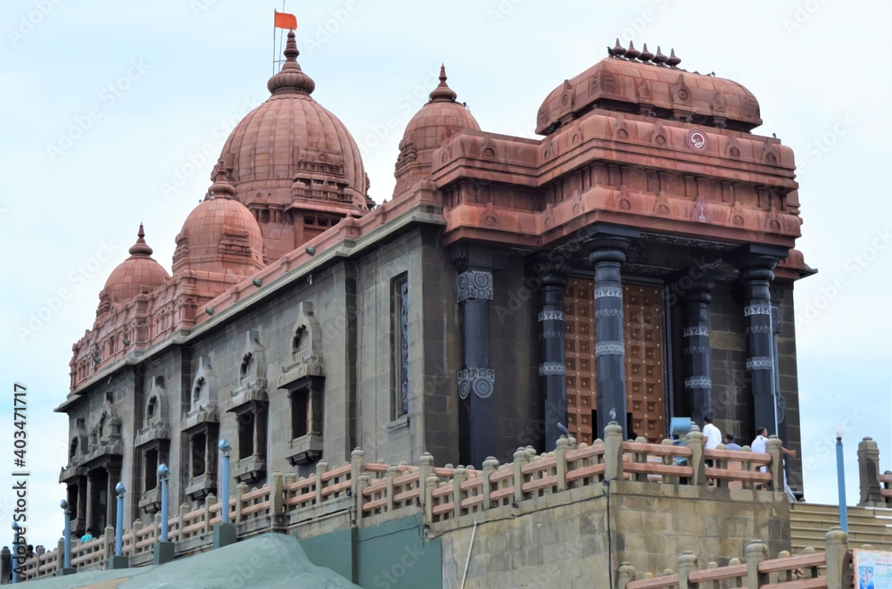 Obraz premium Vivekananda Rock Memorial, Kanyakumari