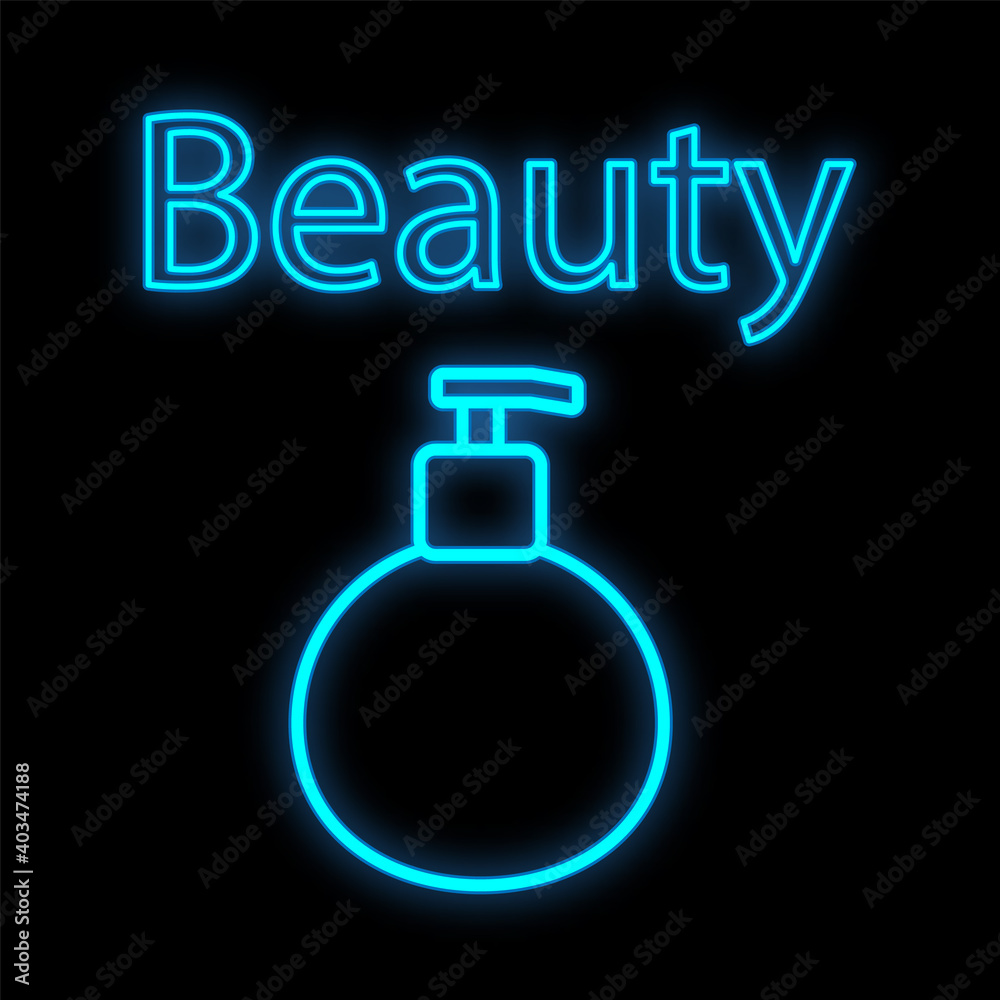 a set of liquid soap in a beautiful decorative package. soap for washing hands and face, neon on a black background. antibacterial compositionт for protection against coronavirus. illustration a set of liquid soap in a beautiful decorative package. soap for washing hands and face, neon on a black background. antibacterial compositionт for protection against coronavirus. illustration