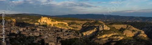 Alquézar, Monumento Histórico Artístico Nacional, municipio de la comarca Somontano Provincia de Huesca, Comunidad Autónoma de Aragón, Spain, Europe