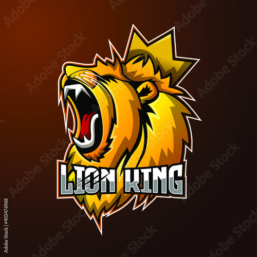 Lion King logo gaming team