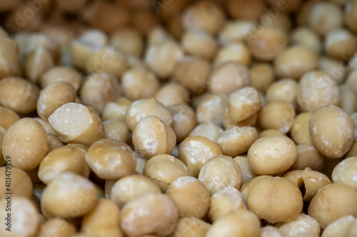 Macadamia nuts for sale at the city market
