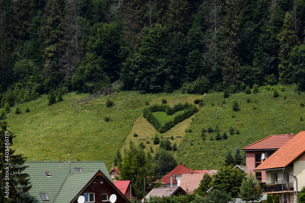 Trees shaped as hearth