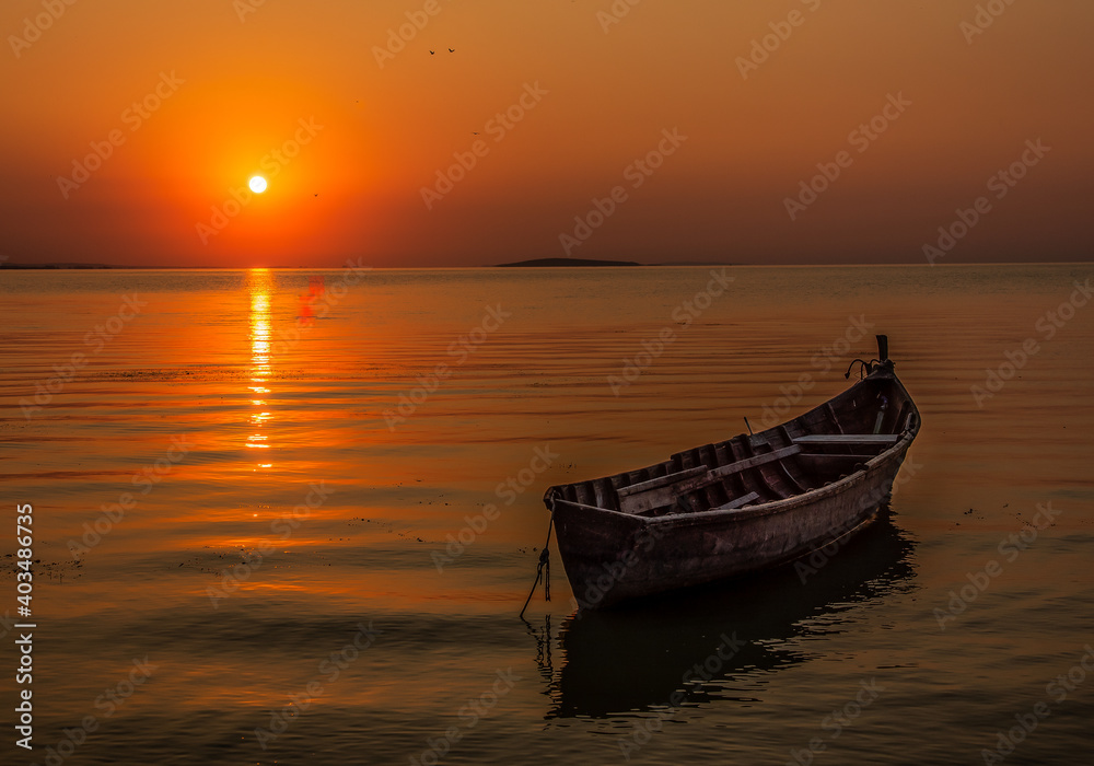 Sunrise on Lake Razim