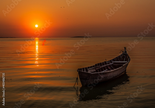 Sunrise on Lake Razim