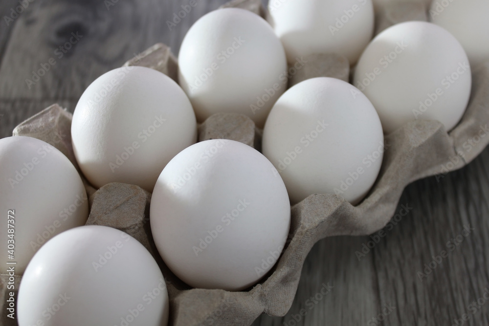 white chicken eggs on the table white chicken eggs on the table