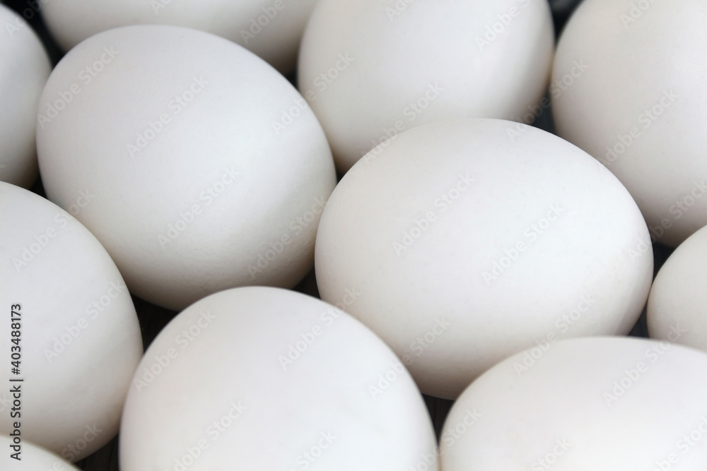 white chicken eggs on the table white chicken eggs on the table