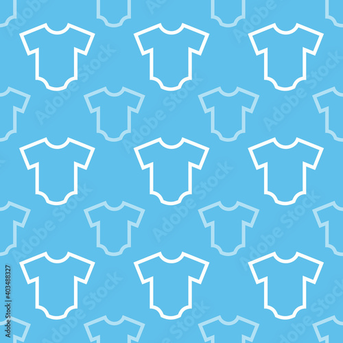 Background baby clothes blue