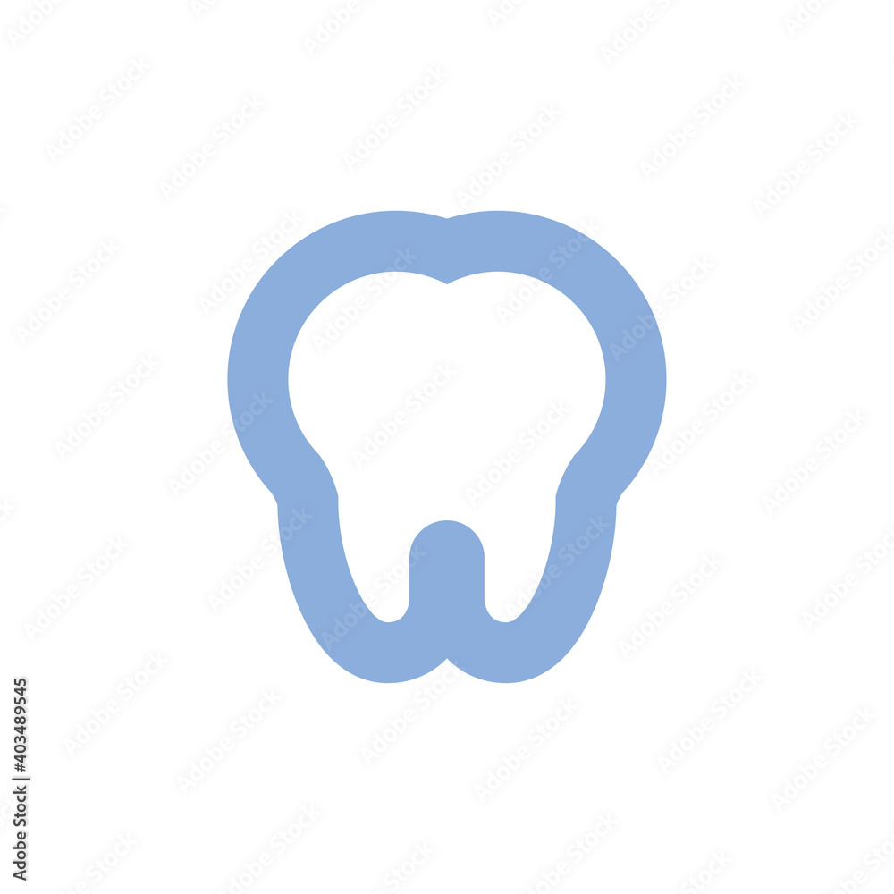 Tooth vector icon. Dentist symbol. Tooth vector icon. Dentist symbol.