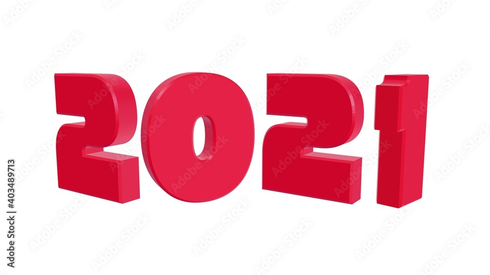 3d illustration red text with the number 2021 and embossed in black, with a background with a Bokeh effect, out of focus, in different colors with a space for text. Happy New Year 2021. 3d illustration red text with the number 2021 and embossed in black, with a background with a Bokeh effect, out of focus, in different colors with a space for text. Happy New Year 2021.
