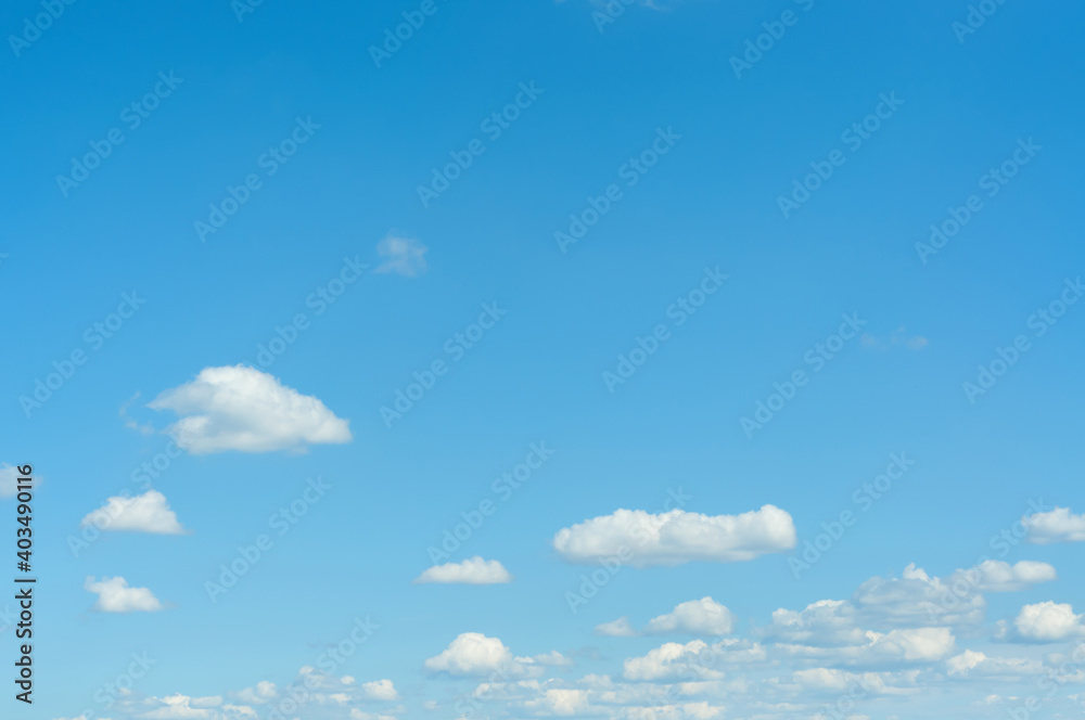 Beautiful white clouds on a clear blue sky, on a nice summer day Beautiful white clouds on a clear blue sky, on a nice summer day