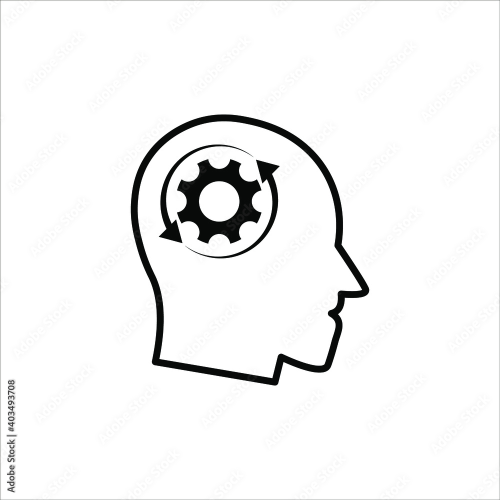 human icons think or get ideas. vector eps 10 human icons think or get ideas. vector eps 10