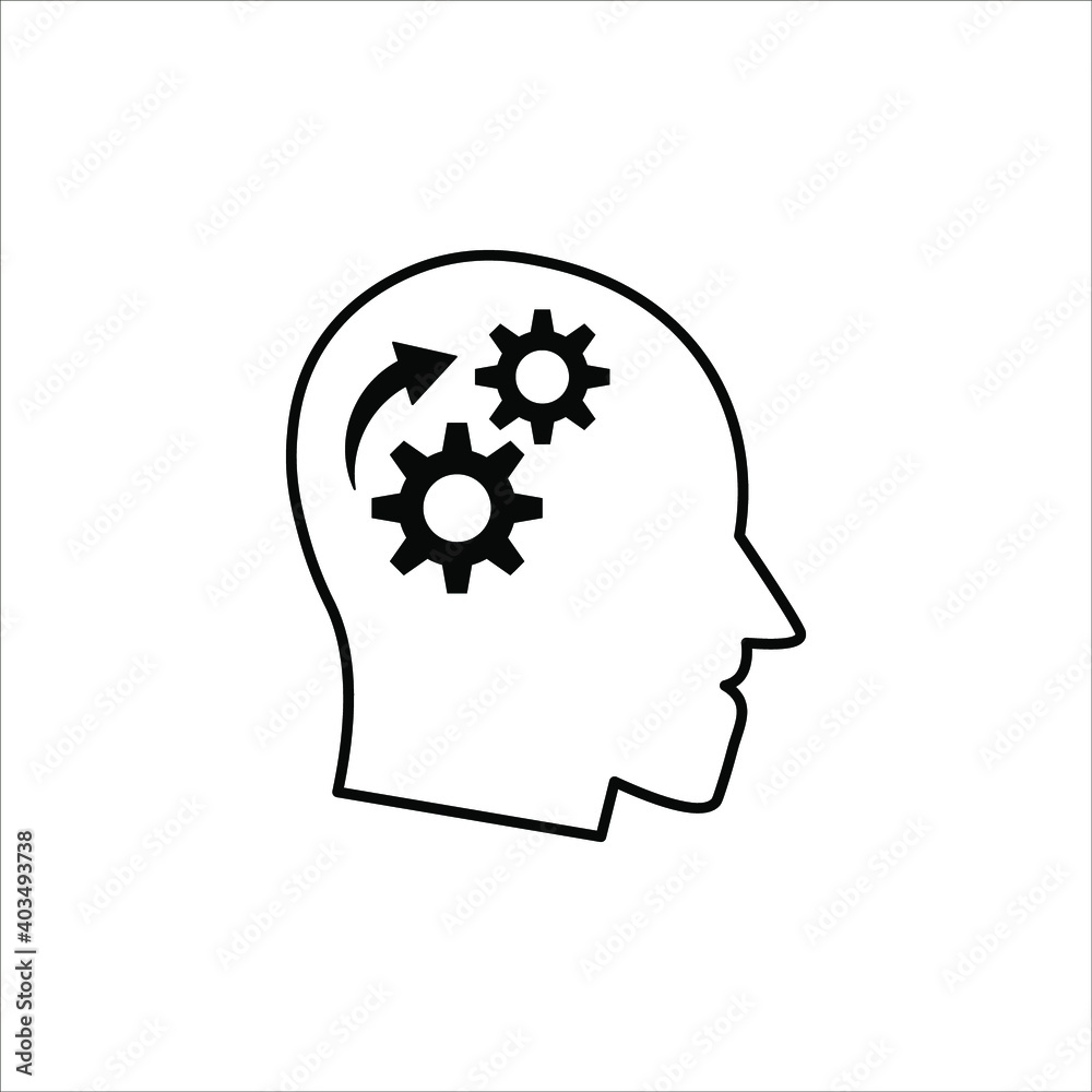 human icons think or get ideas. vector eps 10 human icons think or get ideas. vector eps 10