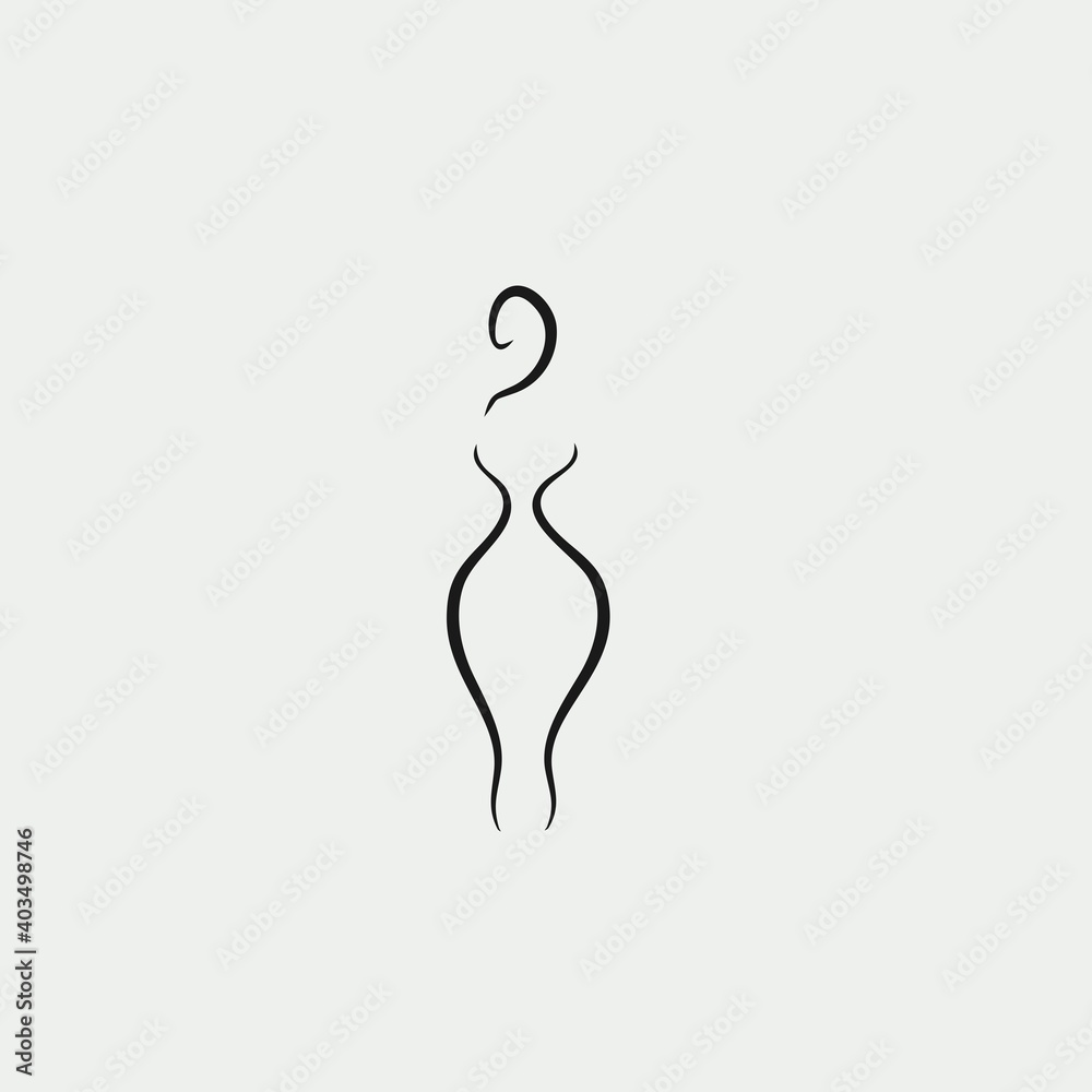 female shape icon vector design female shape icon vector design