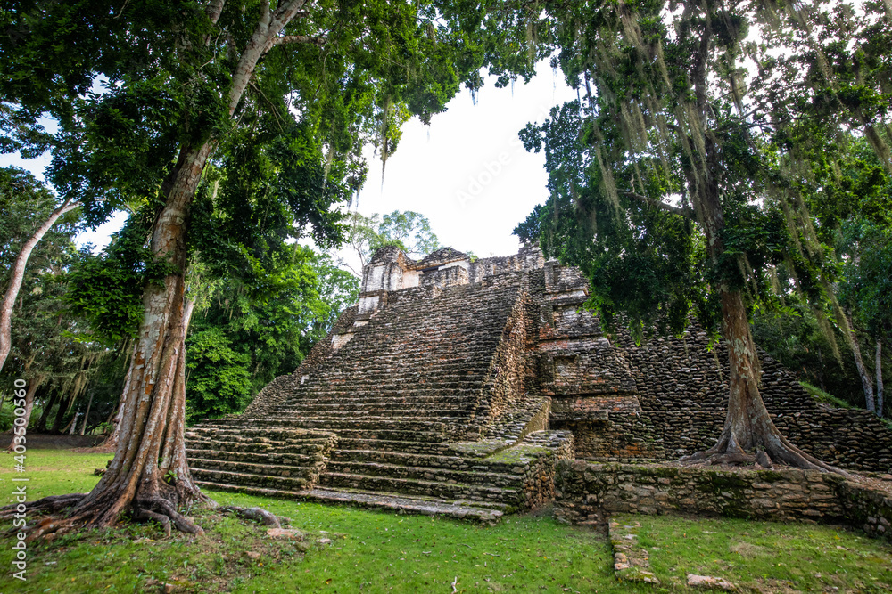 Ancient pyramids at Dzibanche ancient Maya archaeological site, Quintana Roo, Yucatan Peninsula, Mexico. Ancient pyramids at Dzibanche ancient Maya archaeological site, Quintana Roo, Yucatan Peninsula, Mexico.