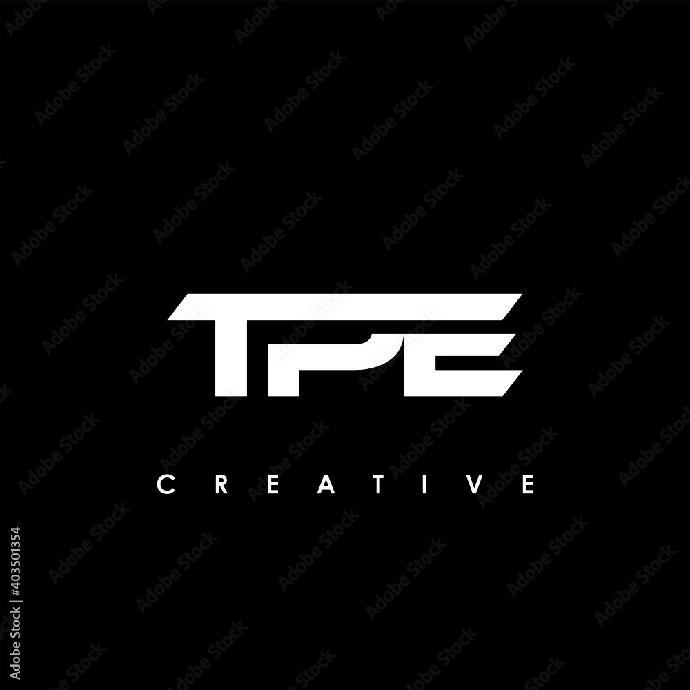 TPE Letter Initial Logo Design Template Vector Illustration TPE Letter Initial Logo Design Template Vector Illustration
