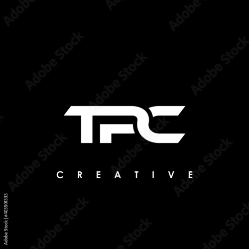 TPC Letter Initial Logo Design Template Vector Illustration
