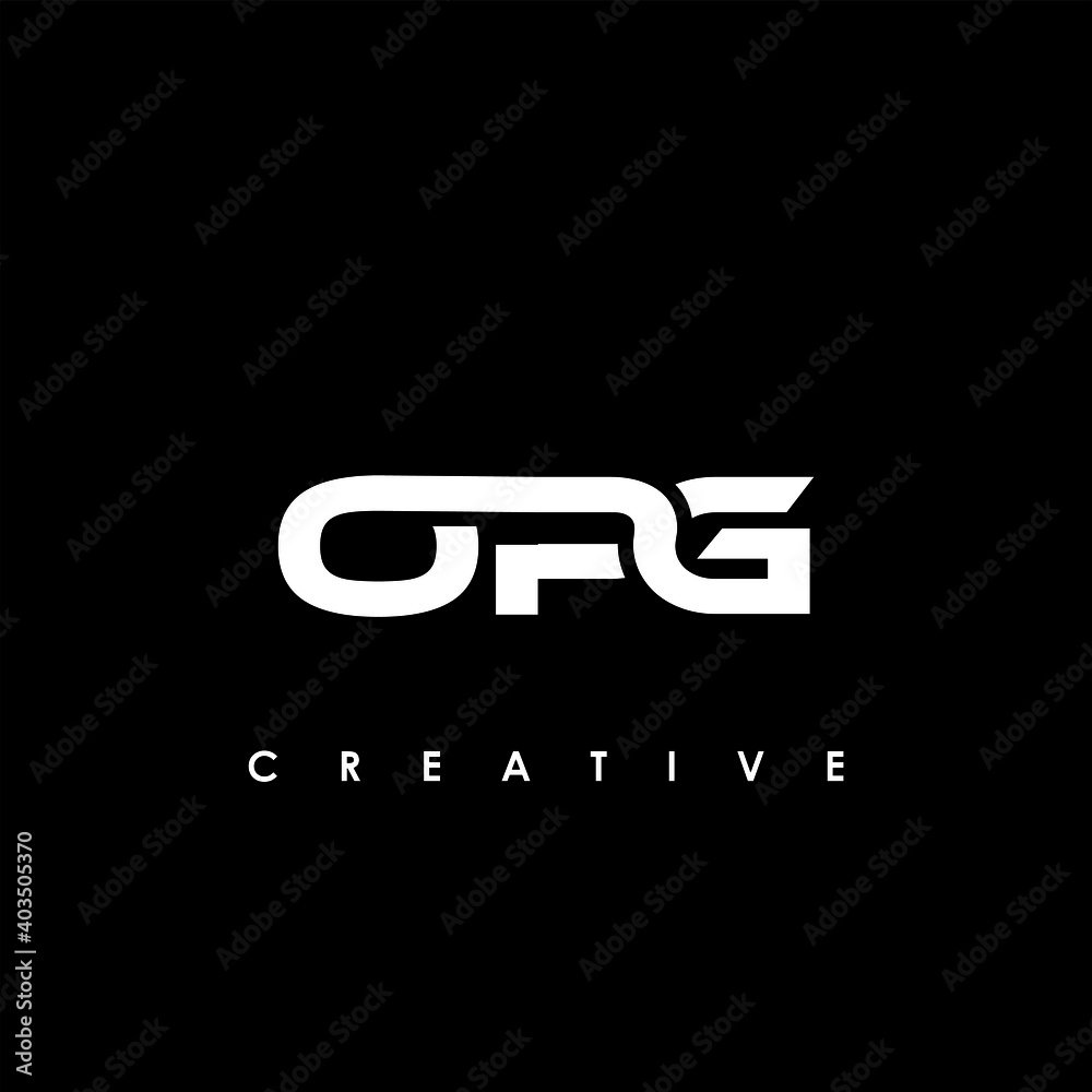 OPG Letter Initial Logo Design Template Vector Illustration OPG Letter Initial Logo Design Template Vector Illustration