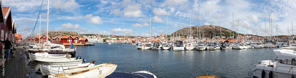 Hunnebostrand, Bohuslän, west coast Sweden. Hunnebostrand, Bohuslän, west coast Sweden.