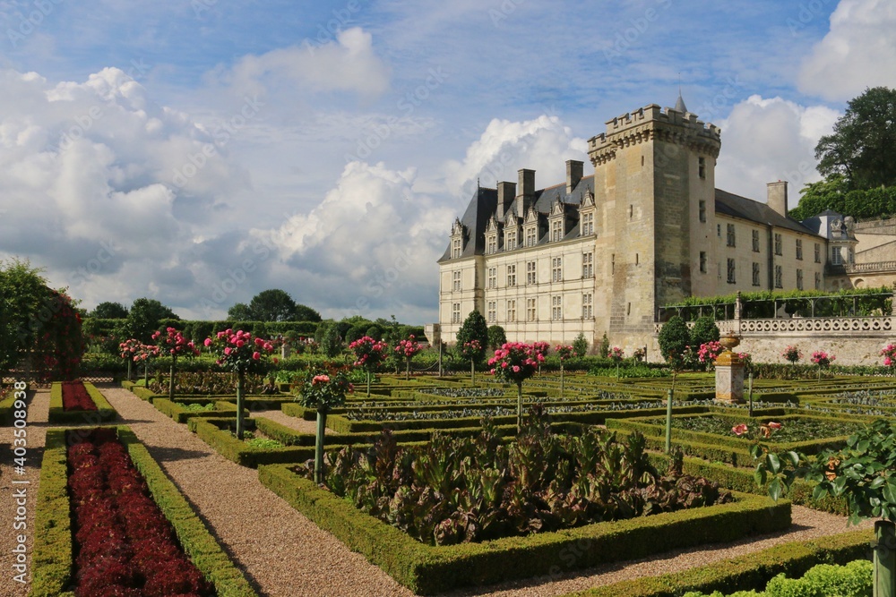 castillo de Villandry  Valle del Loira  Francia