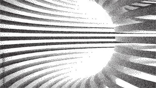 Vector architecture dotwork gradient background. Abstract noise stipple pattern. 3d vector illustration. EPS 10.