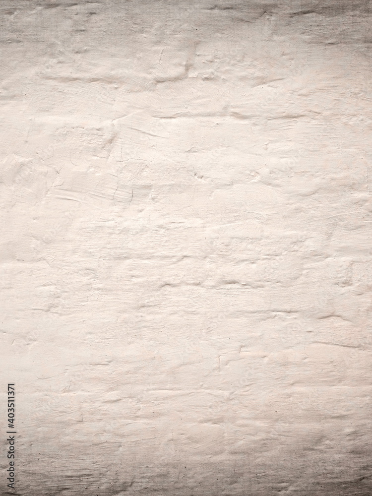 White shabby brick wall background. Old stone brickwork plaster texture, grunge clean stucco wall with vignette. White shabby brick wall background. Old stone brickwork plaster texture, grunge clean stucco wall with vignette.