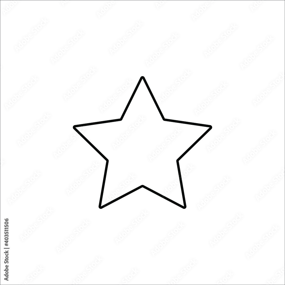black star icon on white background, vector illustration black star icon on white background, vector illustration