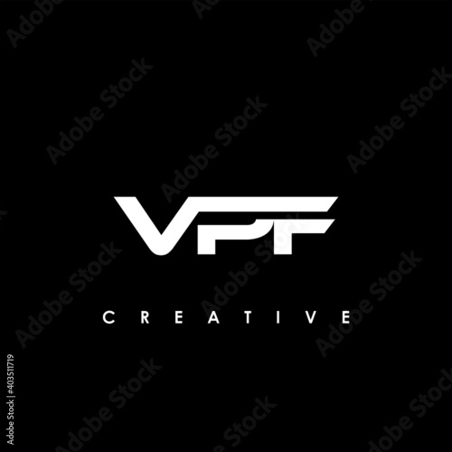 VPF Letter Initial Logo Design Template Vector Illustration photo