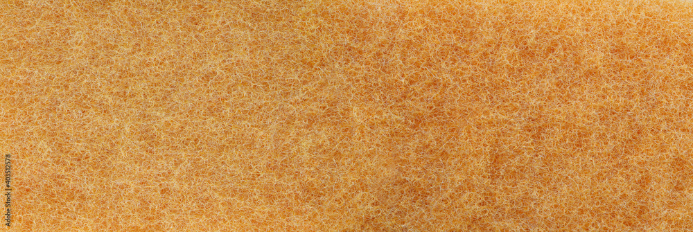 Fototapeta premium Panorama Orange Plastic fibers Texture background.