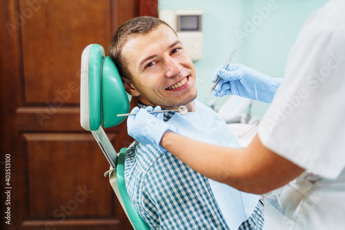 Fotografija Close-up of a smiling, happy patient