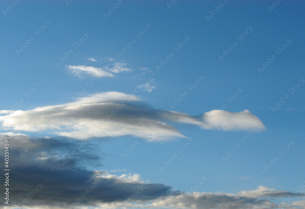 Clouds and blue sky