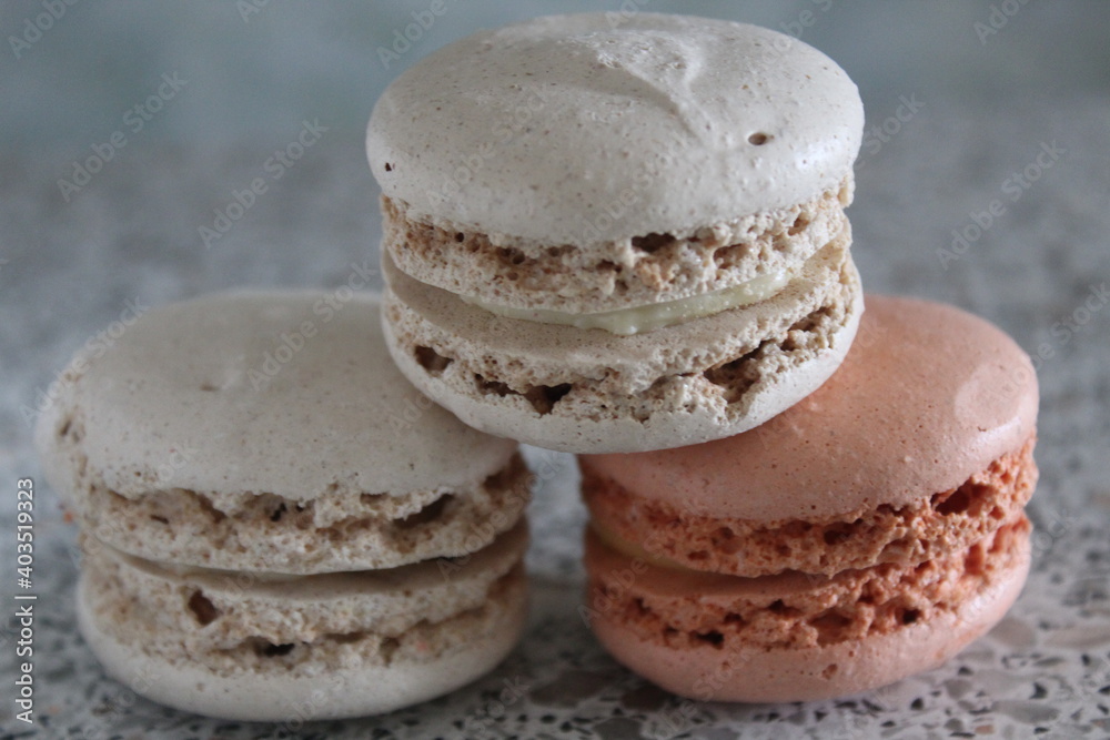 macaroons on a wooden background macaroons on a wooden background