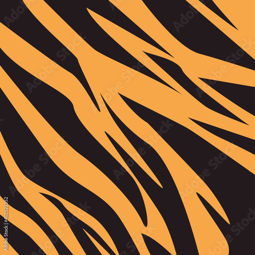 Fototapeta Naklejka Na Ścianę i Meble -  animal print tiger background vector design