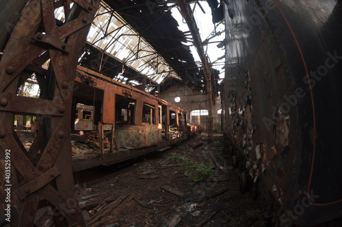 Abandoned Red Star Train Graveyard in Budapest, Urbex Hungary