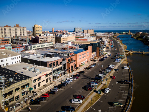 Aerial of Asbury Park, New Jersey 