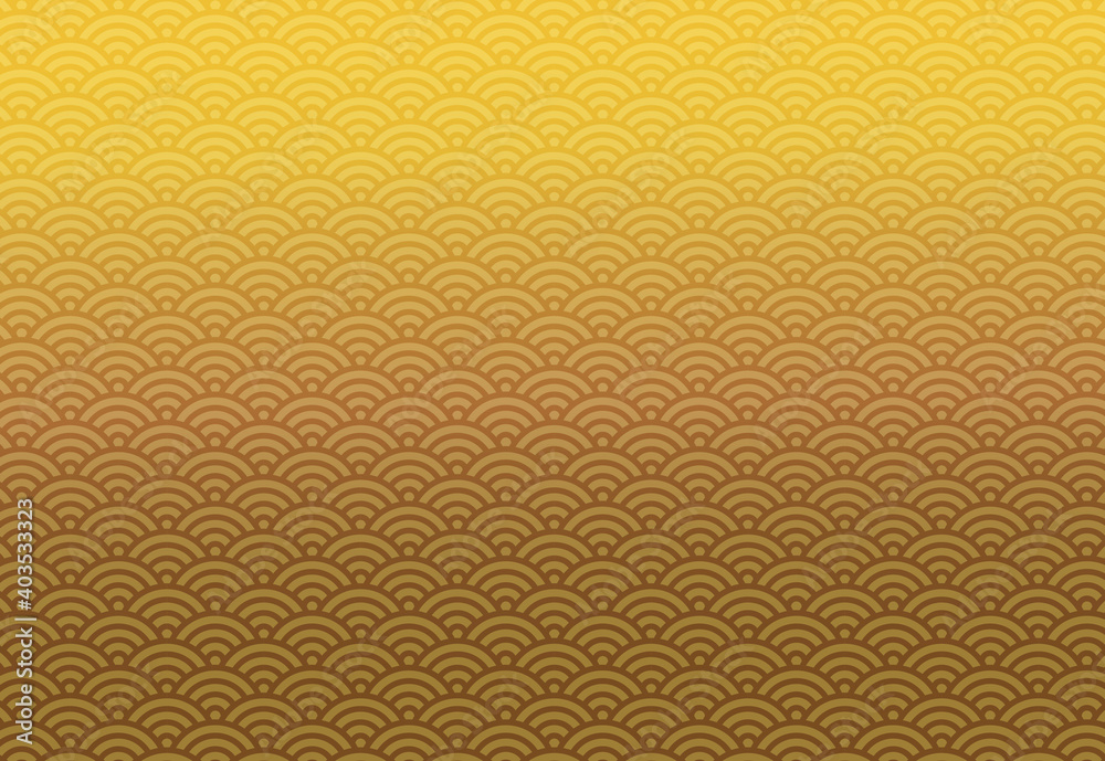 青海波の和の模様の金紙のゴージャスな背景 Stock Vector Adobe Stock 青海波の和の模様の金紙のゴージャスな背景 Stock Vector Adobe Stock