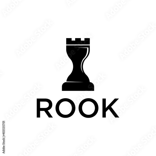 Rook Castle Chess Board Logo Design