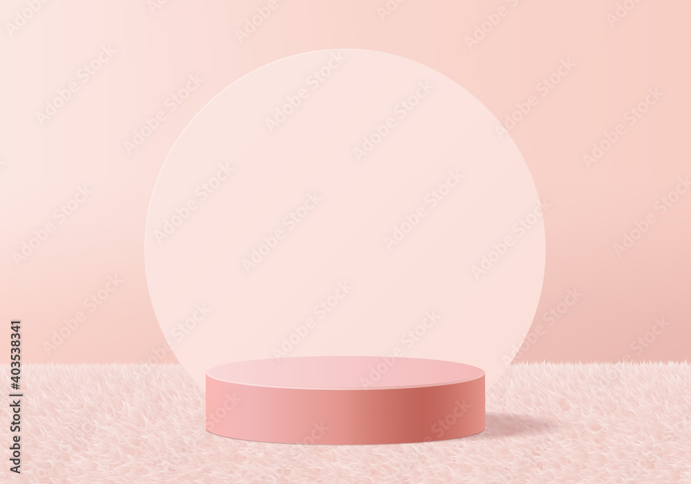 3d valentine background products minimal podium on wool carpet platform. background vector 3d rendering with podium. gold stand for show products. Stage showcase on pedestal pink wool carpet studio 3d valentine background products minimal podium on wool carpet platform. background vector 3d rendering with podium. gold stand for show products. Stage showcase on pedestal pink wool carpet studio