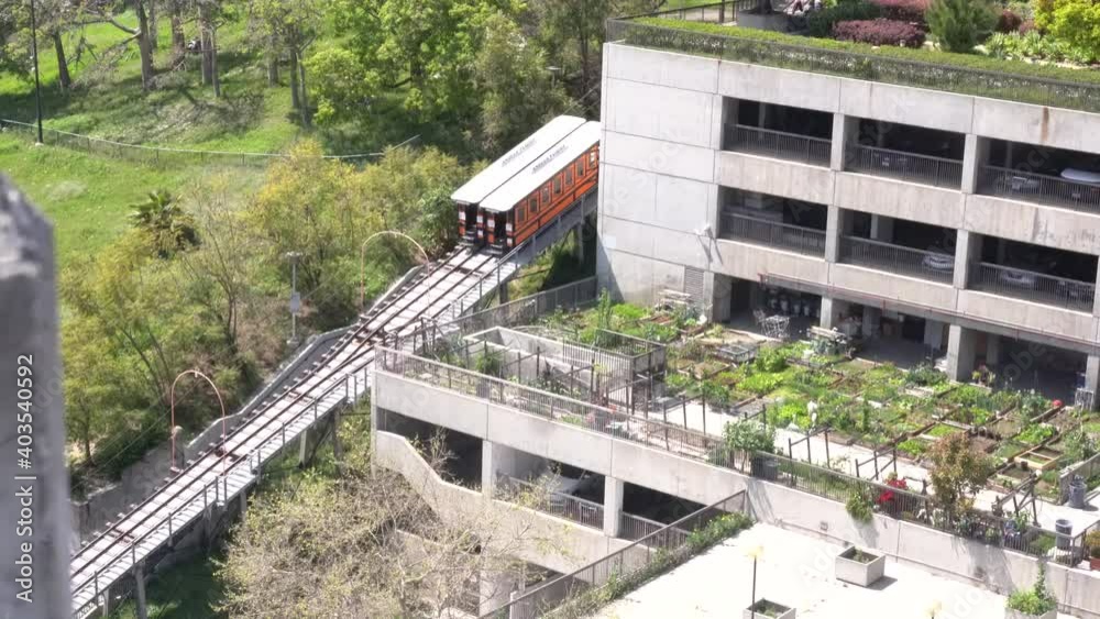 Angels Flight Railway in Downtown Los Angeles California Angels Flight Railway in Downtown Los Angeles California
