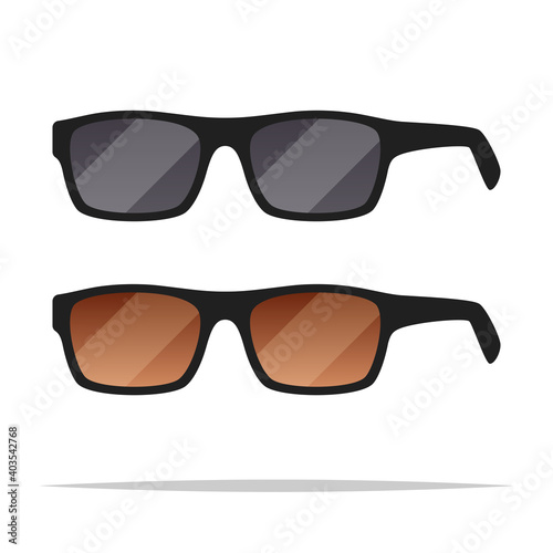 Sunglasses vector isolated illustration design
