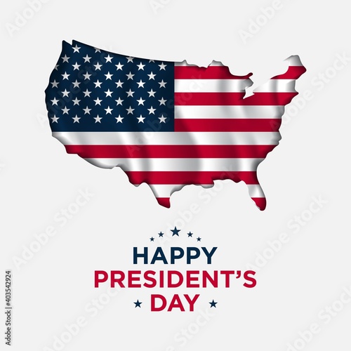 President's Day Background Design. Vector Illustration.