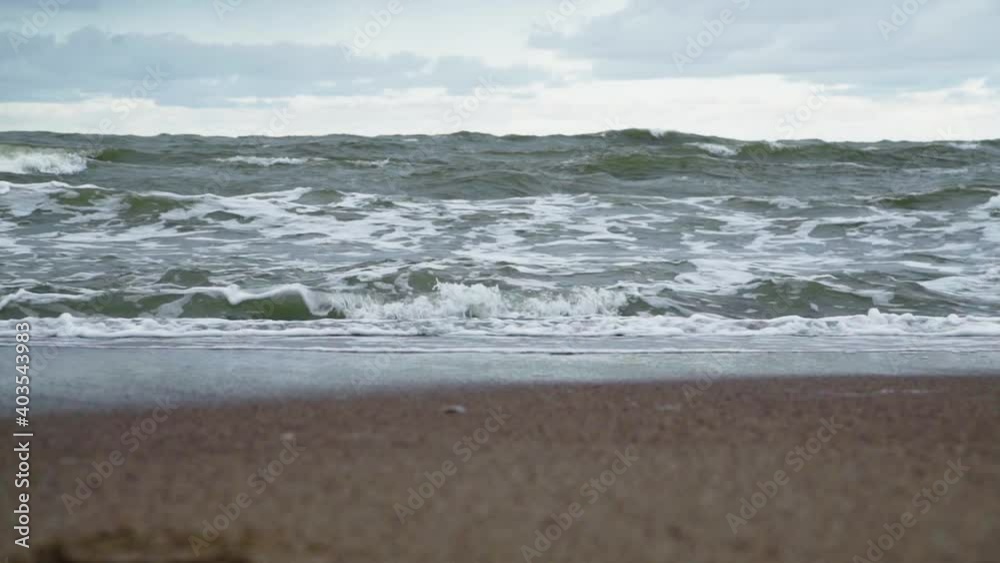 Waves coming from sea. Stormy sea. Waves coming from sea. Stormy sea.