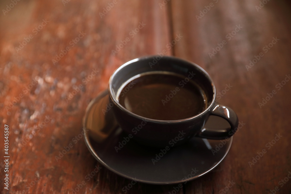 Cappuccino coffee break on wood background Cappuccino coffee break on wood background