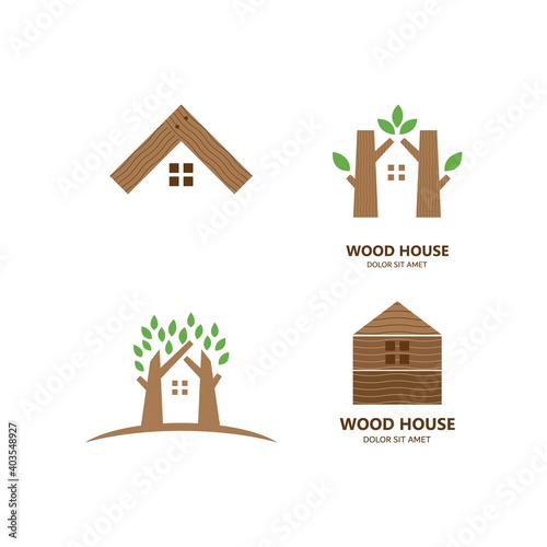 Wood house