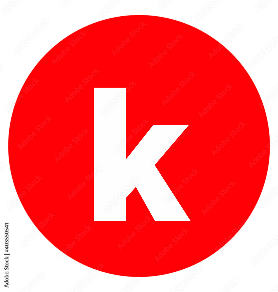 K latter icon K latter icon