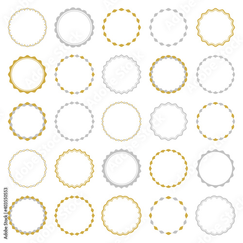 フレーム シンプル 白バック